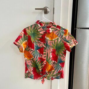 Watermelon button-up shirt (Women - Small)